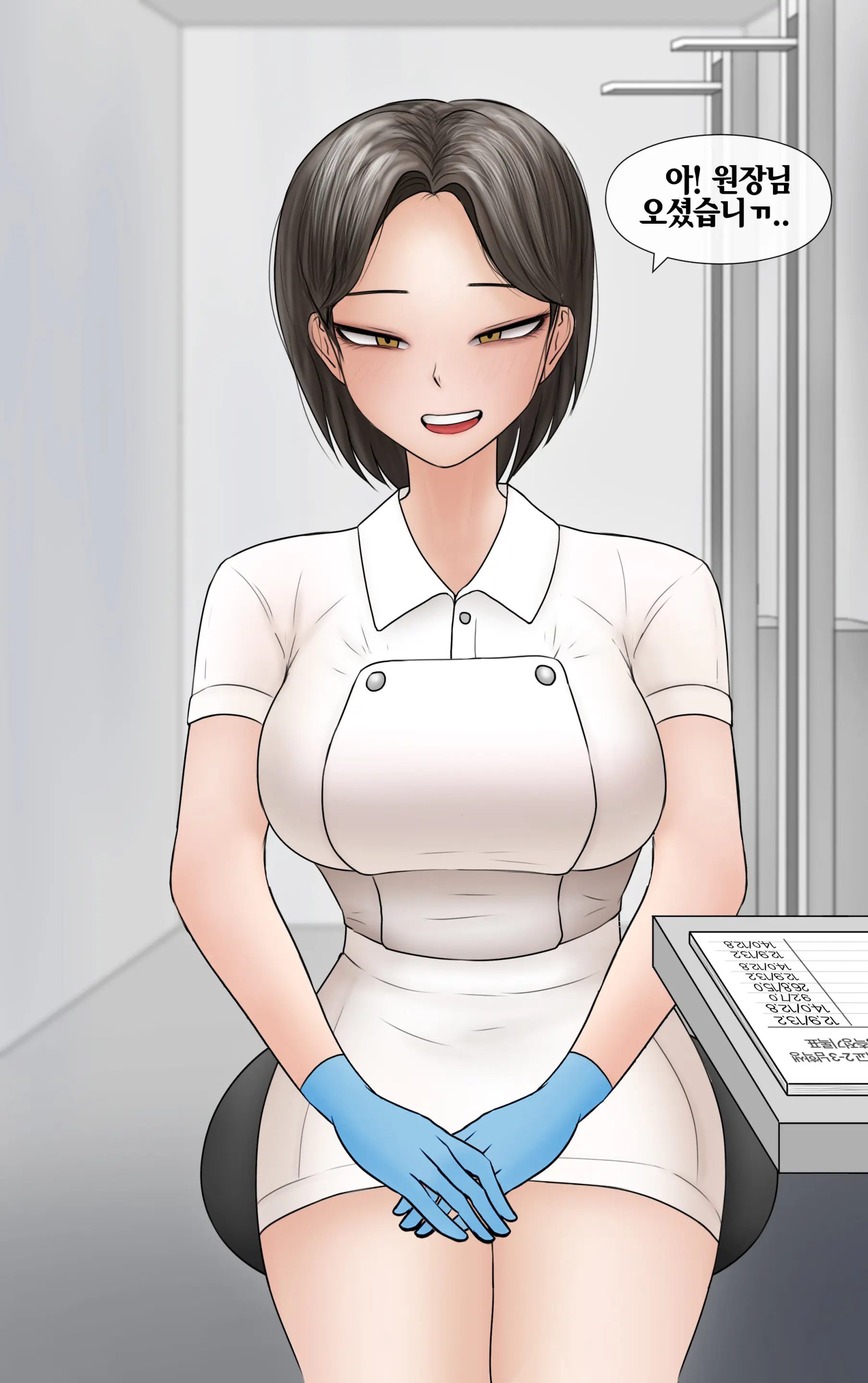 쿨계 간호사 여친이 내 작은 꼬추를 너무 좋아함 Cool Nurse GF Obsessed My Tiny Dick
